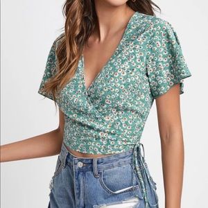 SHEIN - WRAP TOP